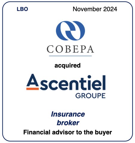 Acquisition d’Ascentiel Groupe par Cobepa