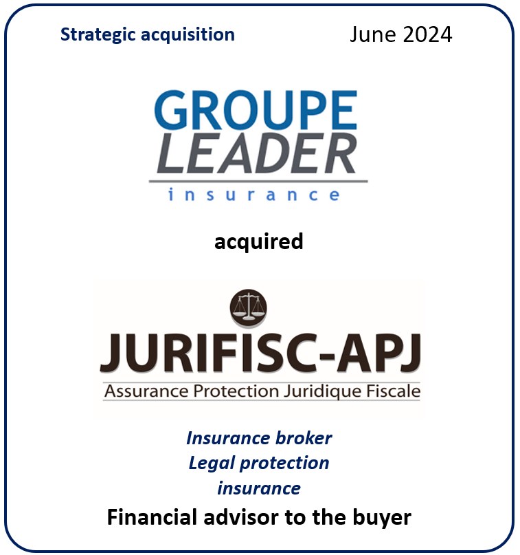 Acquisition de Jurifisc-APJ par Groupe Leader Insurance