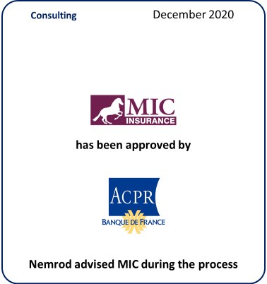 Agrément de MIC Insurance par l’ACPR