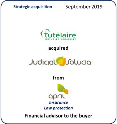 Acquisition de Judicial et Solucia auprès d’April par Tutélaire
